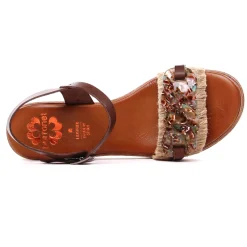 Nu-Pieds Compensés Porronet 2854 Moka