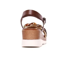 Nu-Pieds Compensés Porronet 2854 Moka