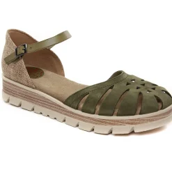 Nu-Pieds Compensés Porronet 2860 Kaki