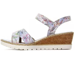 Nu-Pieds Compensés Remonte R6252-92 Multiflower