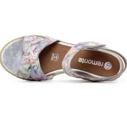 Nu-Pieds Compensés Remonte R6252-92 Multiflower