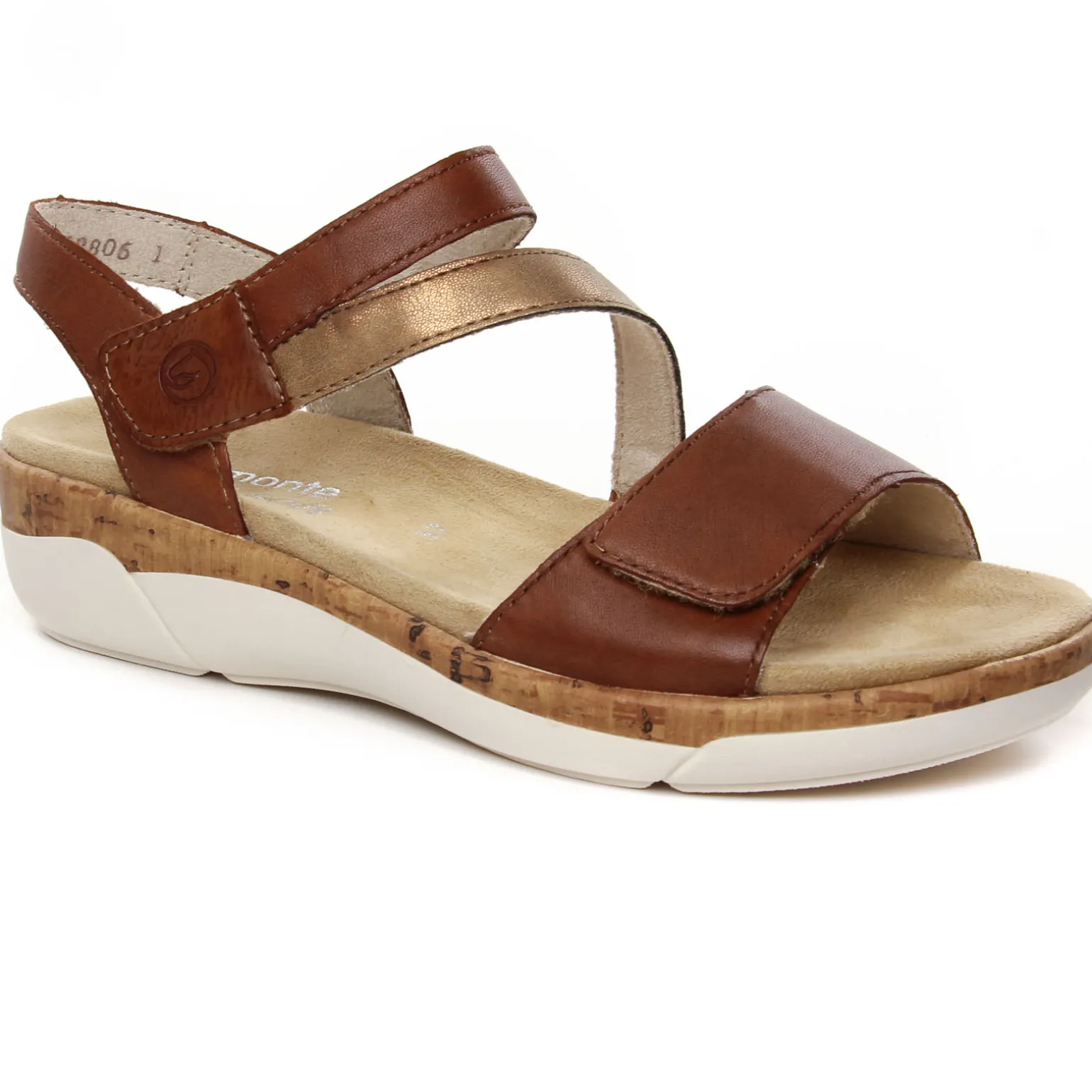 Nu-Pieds Compensés Remonte R6860-24 Muskat Antique