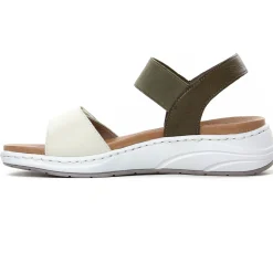 Nu-Pieds Compensés Rieker 64300-54 Off White Forest