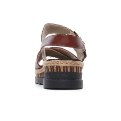 Nu-Pieds Compensés Rieker V7951-24 Reh Peanut