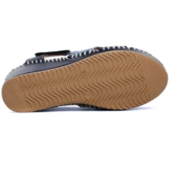 Nu-Pieds Compensés Scarlatine Ikebana Marine