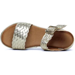 Nu-Pieds Compensés Scarlatine Facing Platine