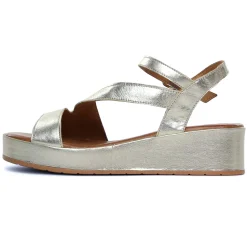 Nu-Pieds Compensés Scarlatine Galy Platine