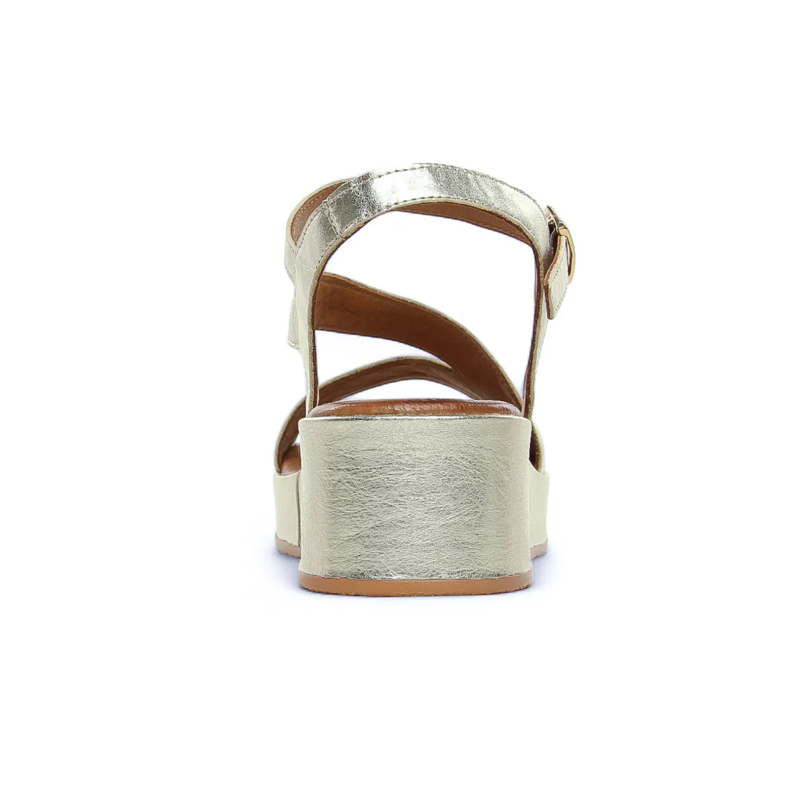 Nu-Pieds Compensés Scarlatine Galy Platine