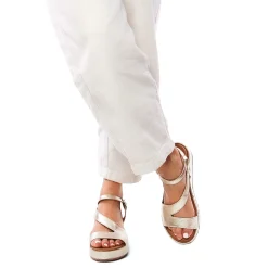 Nu-Pieds Compensés Scarlatine Galy Platine