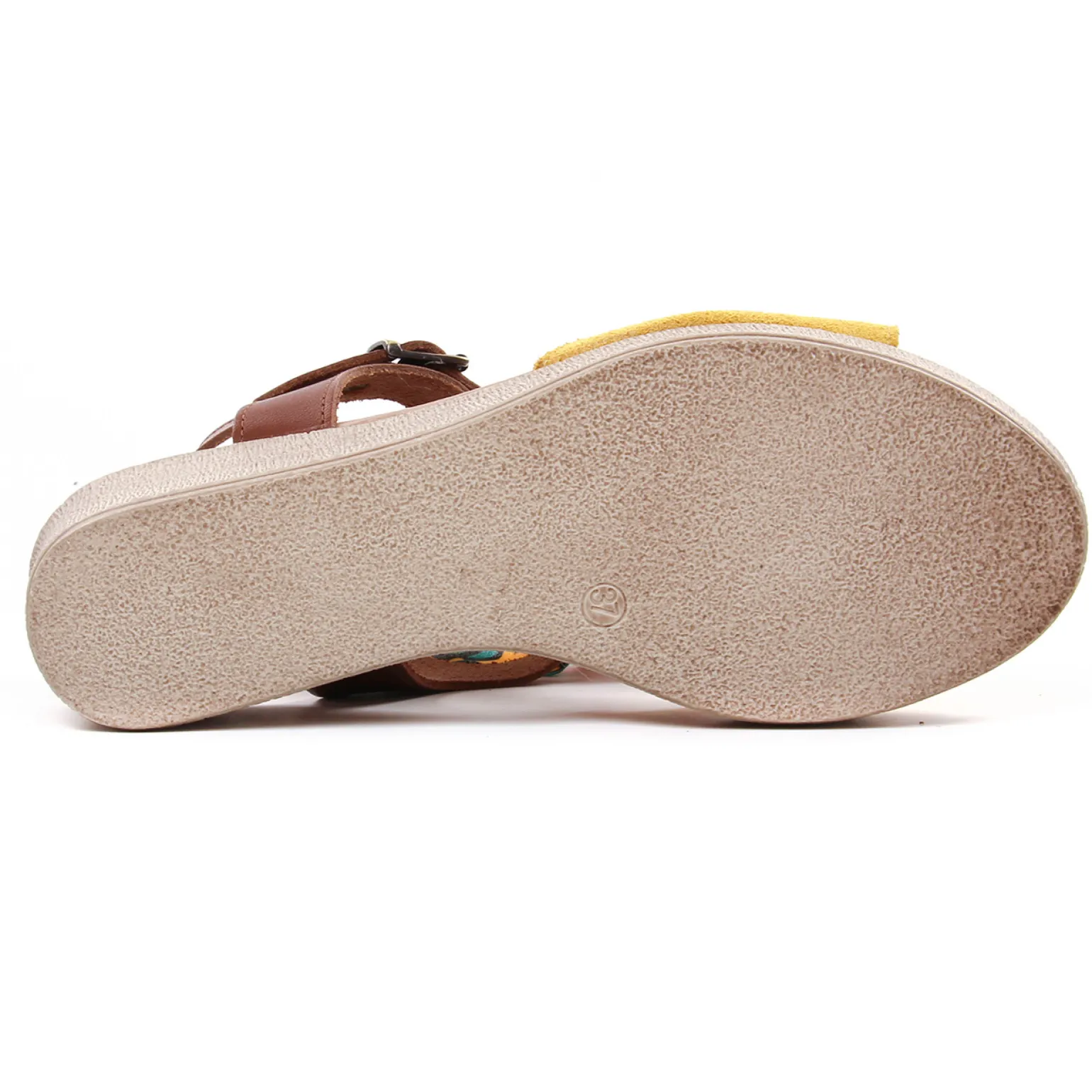 Nu-Pieds Compensés Scarlatine F422 Amarelo