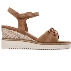 Nu-Pieds Compensés Tamaris 28013 Camel