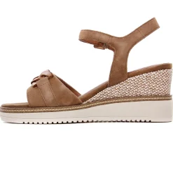 Nu-Pieds Compensés Tamaris 28013 Camel