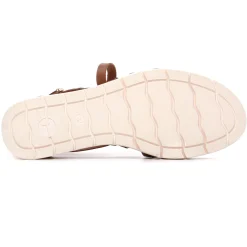 Nu-Pieds Compensés Tamaris 28205 Cognac