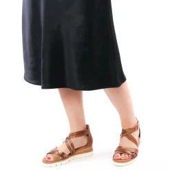 Nu-Pieds Compensés Tamaris 28205 Cognac