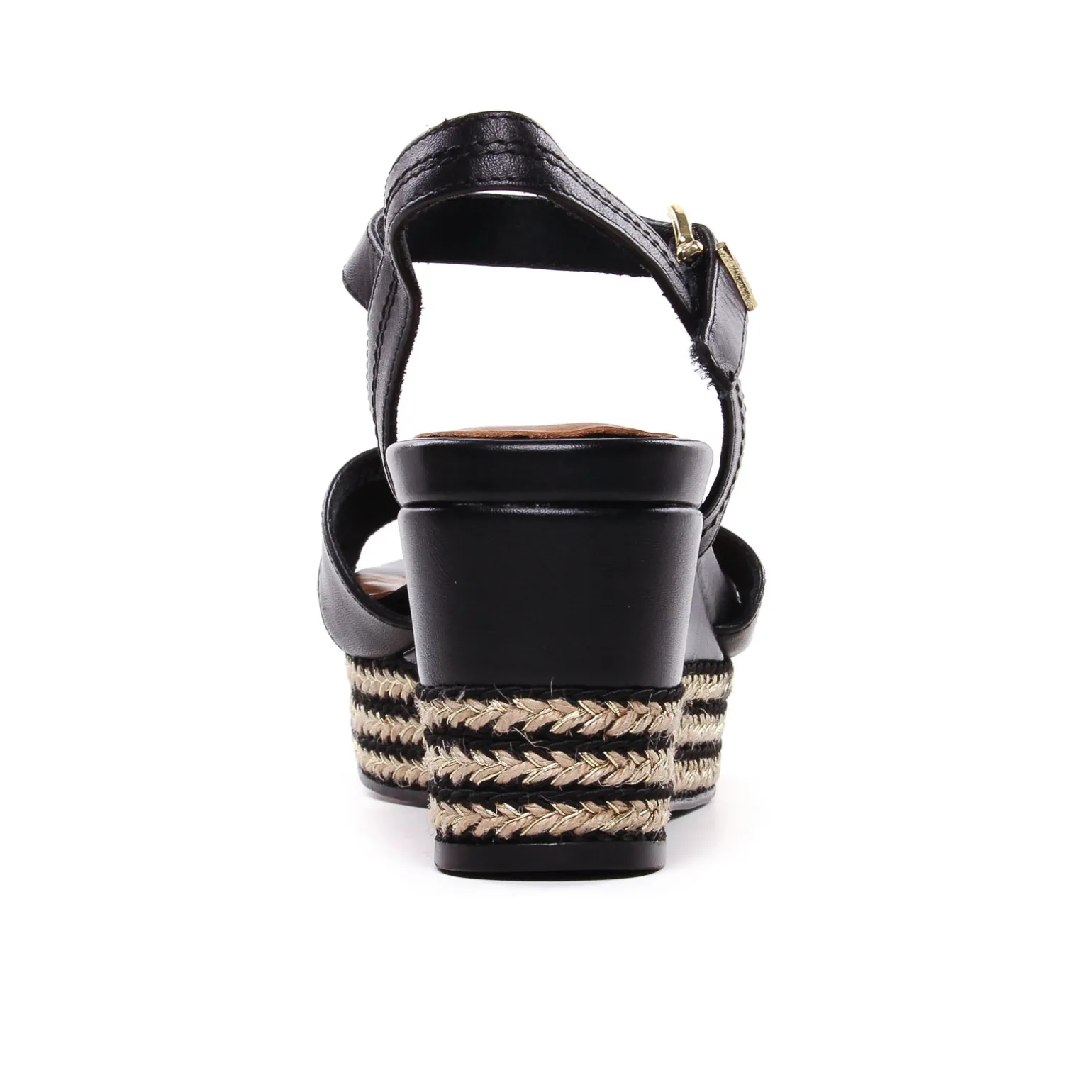 Nu-Pieds Compensés Tamaris 28001 Black Leather