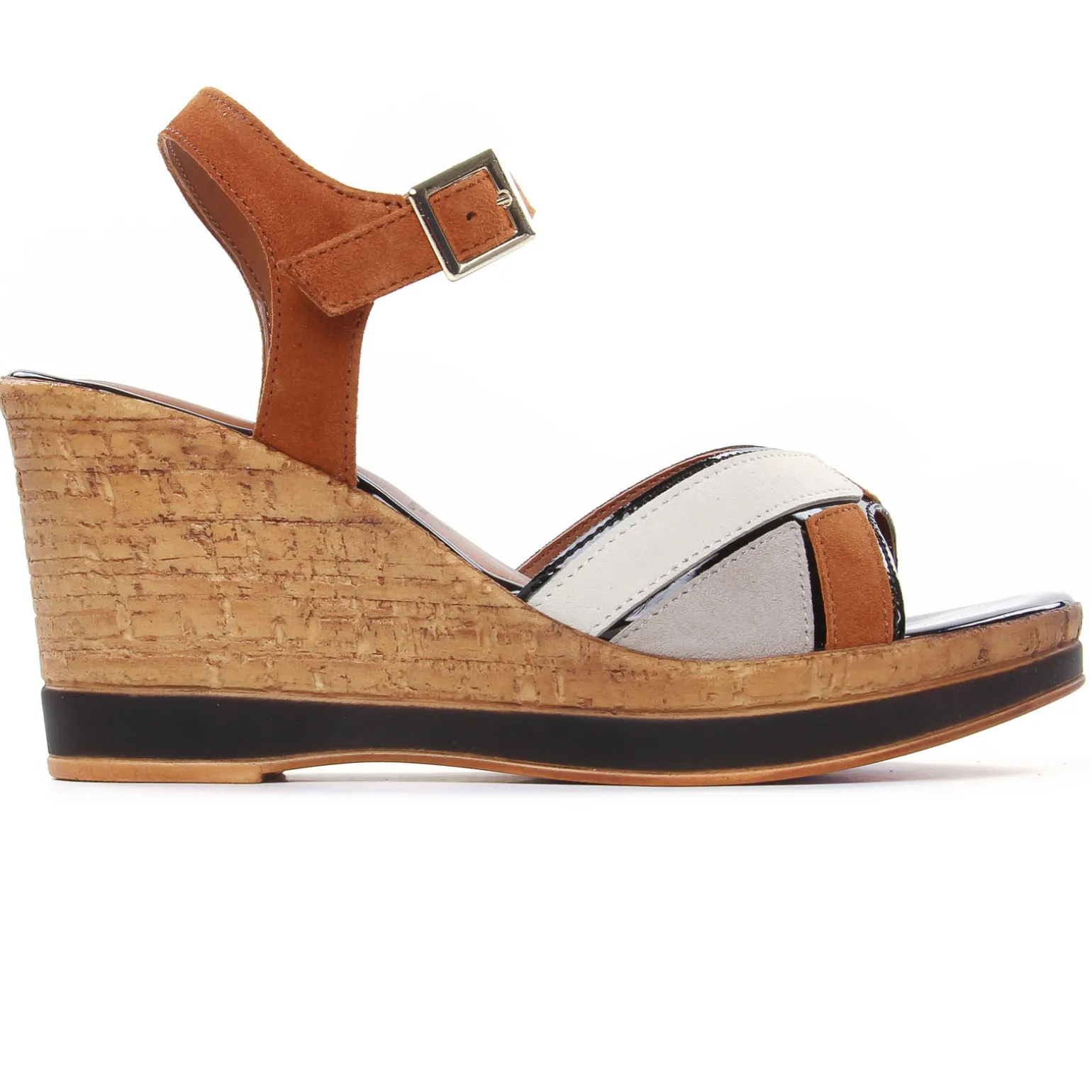 Nu-Pieds Compensés Tamaris 28027 Cognac Comb