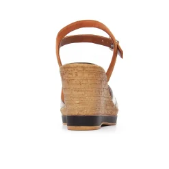 Nu-Pieds Compensés Tamaris 28027 Cognac Comb