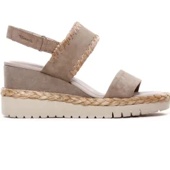 Nu-Pieds Compensés Tamaris 28005 Taupe