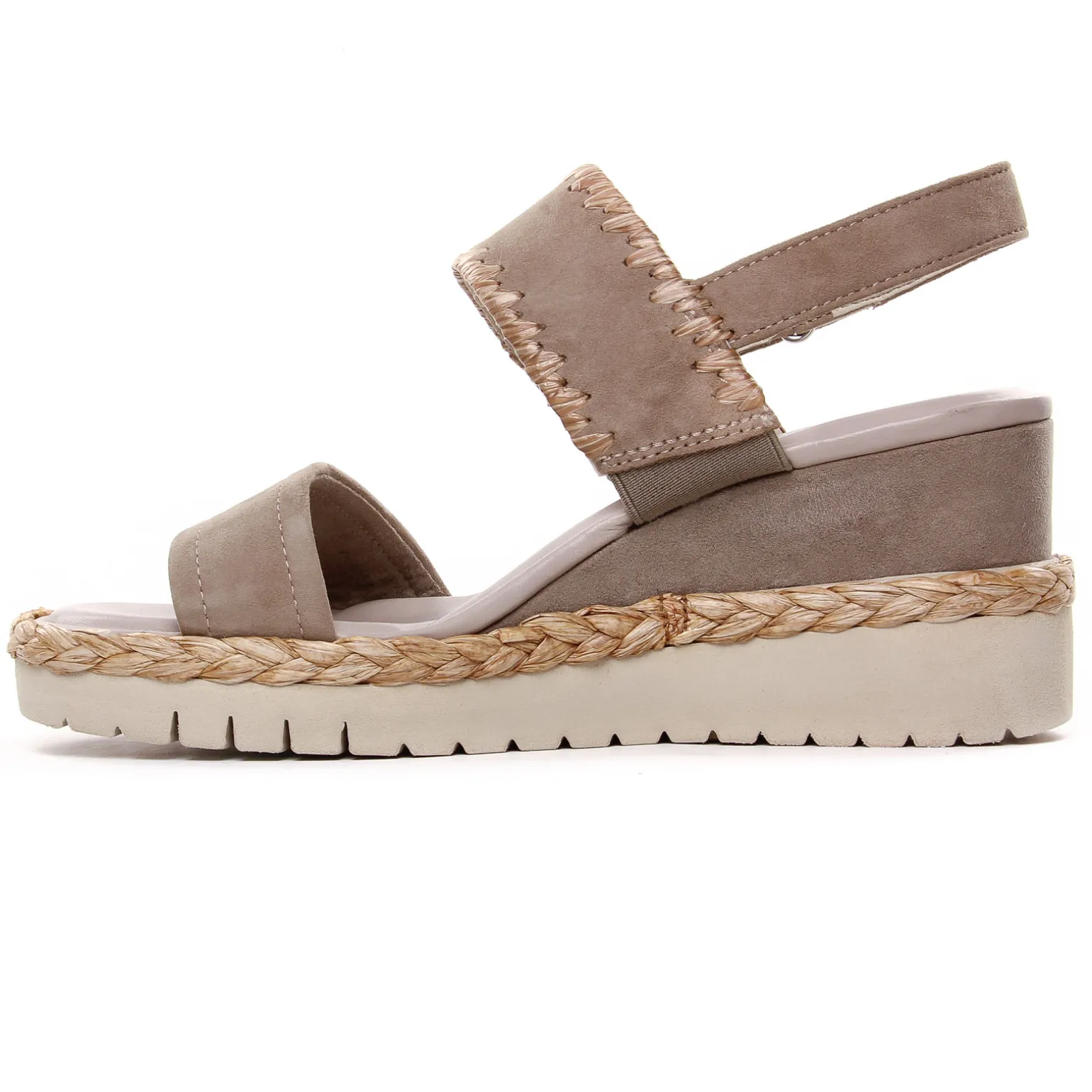 Nu-Pieds Compensés Tamaris 28005 Taupe