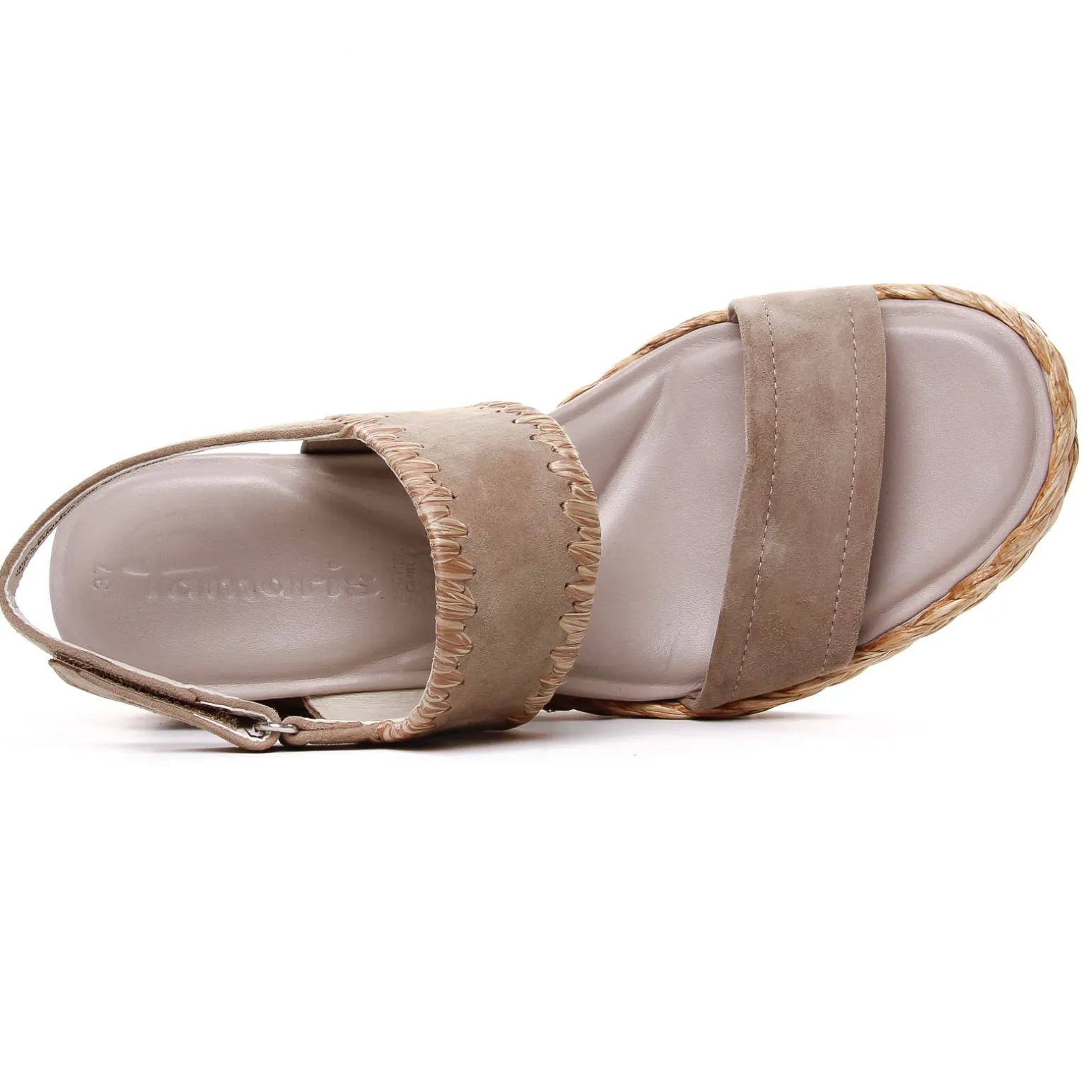 Nu-Pieds Compensés Tamaris 28005 Taupe