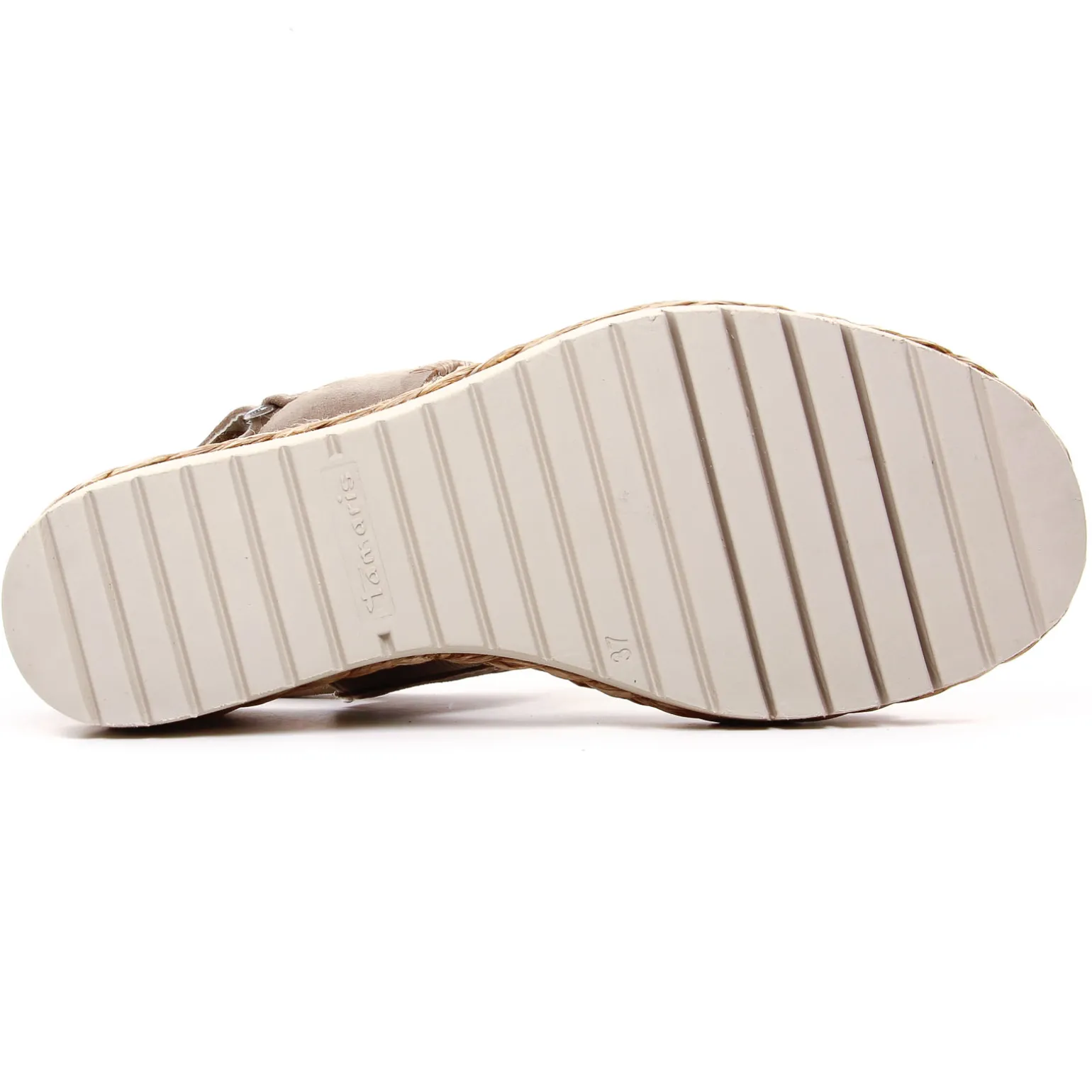 Nu-Pieds Compensés Tamaris 28005 Taupe