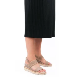 Nu-Pieds Compensés Tamaris 28005 Taupe