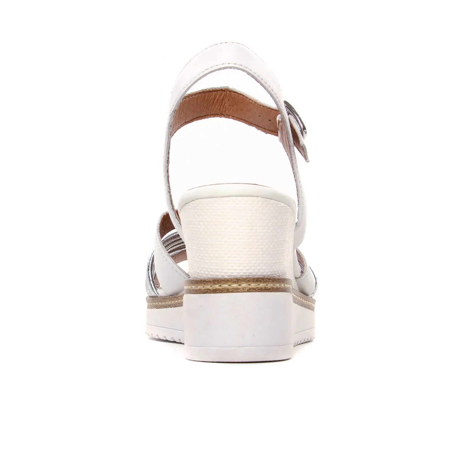 Nu-Pieds Compensés Tamaris 28243 White Silver