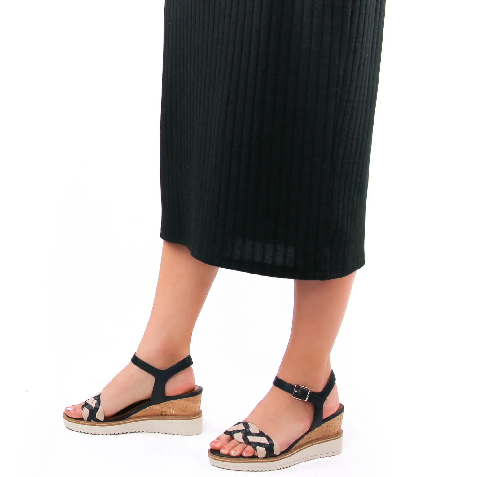 Nu-Pieds Compensés Tamaris 28305 Navy