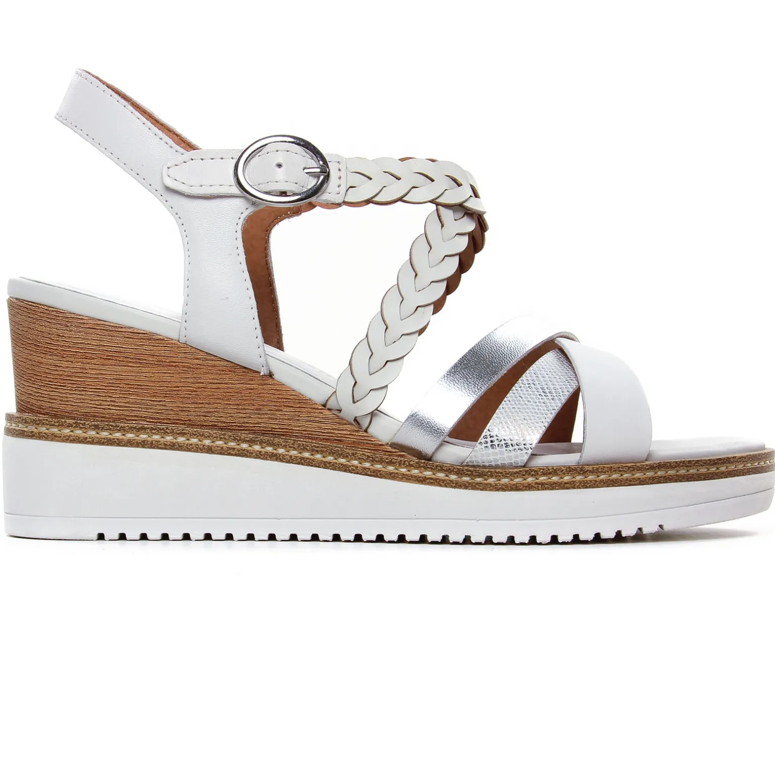 Nu-Pieds Compensés Tamaris 28220 White