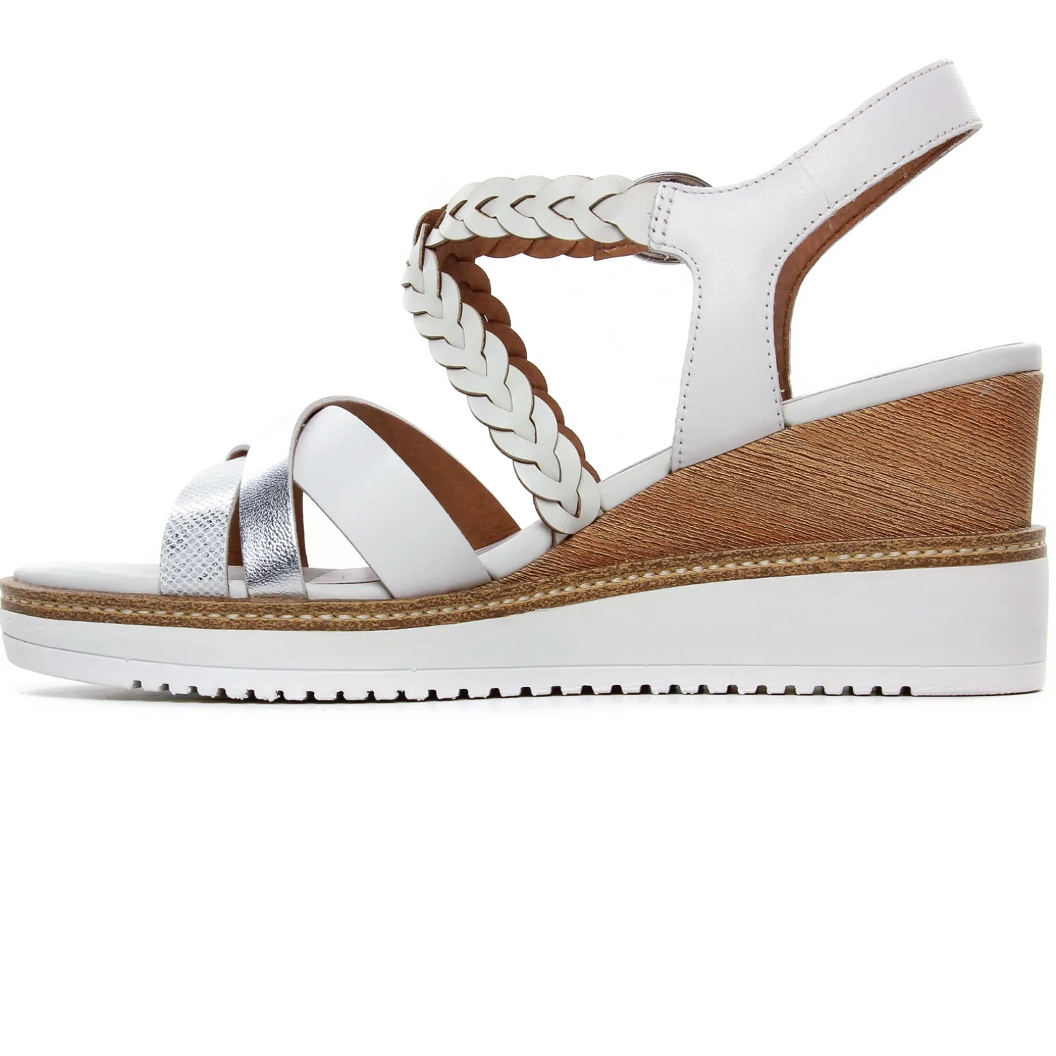 Nu-Pieds Compensés Tamaris 28220 White