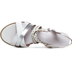 Nu-Pieds Compensés Tamaris 28220 White