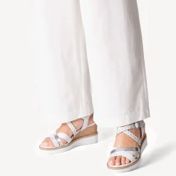 Nu-Pieds Compensés Tamaris 28220 White