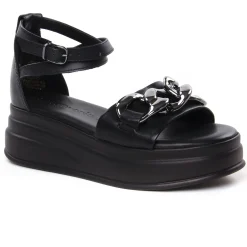 Nu-Pieds Compensés Tamaris 28334 Black