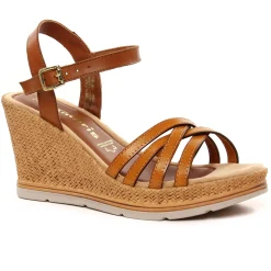 Nu-Pieds Compensés Tamaris 28042 Cognac Saffron