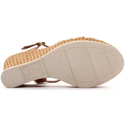 Nu-Pieds Compensés Tamaris 28042 Cognac Saffron