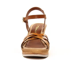 Nu-Pieds Compensés Tamaris 28042 Cognac Saffron