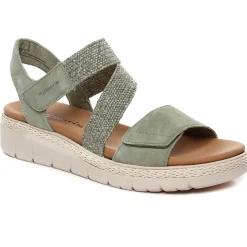 Nu-Pieds Compensés Tamaris 28241 Sage