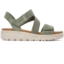 Nu-Pieds Compensés Tamaris 28241 Sage