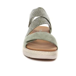 Nu-Pieds Compensés Tamaris 28241 Sage