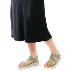 Nu-Pieds Compensés Tamaris 28241 Sage