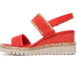 Nu-Pieds Compensés Tamaris 28005 Orange