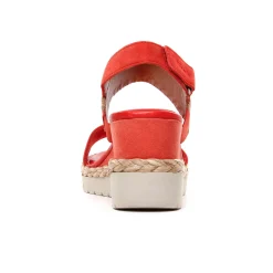 Nu-Pieds Compensés Tamaris 28005 Orange