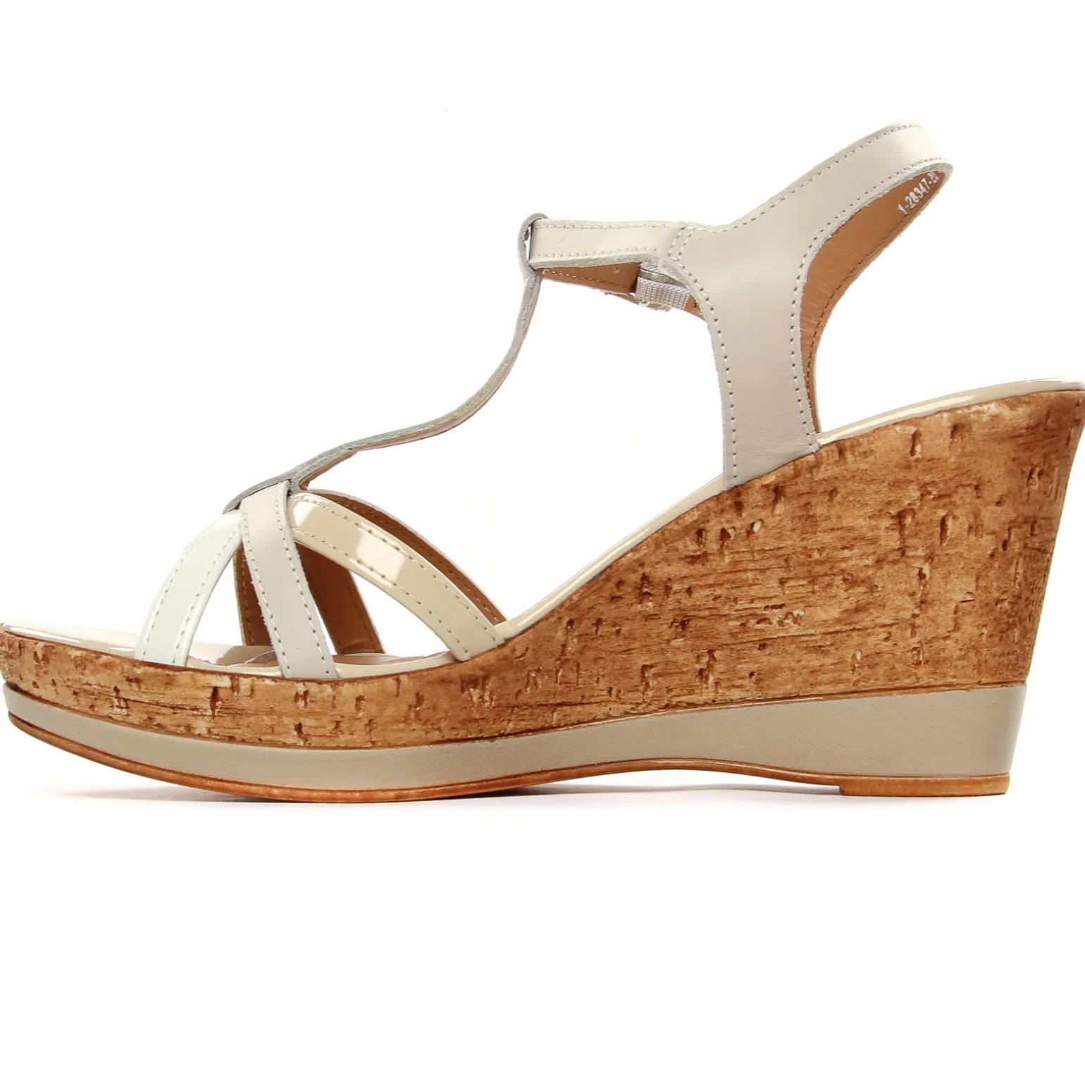 Nu-Pieds Compensés Tamaris 28347 Beige Comb