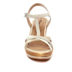 Nu-Pieds Compensés Tamaris 28347 Beige Comb