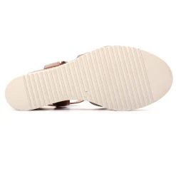 Nu-Pieds Compensés Tamaris 28243 Cognac Copper