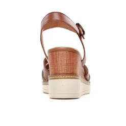 Nu-Pieds Compensés Tamaris 28243 Cognac Copper