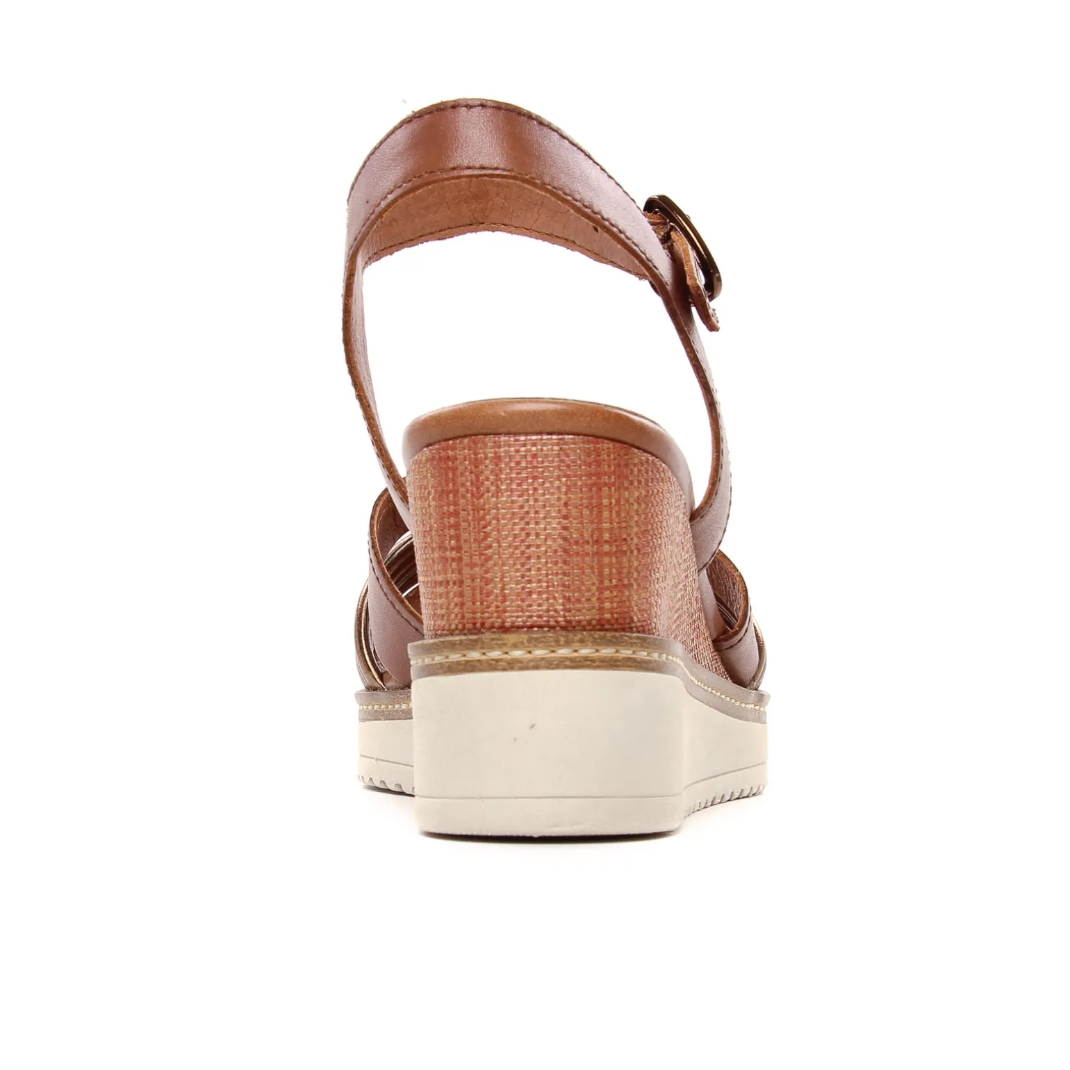 Nu-Pieds Compensés Tamaris 28243 Cognac Copper