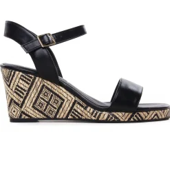 Nu-Pieds Compensés Tamaris 28009 Black