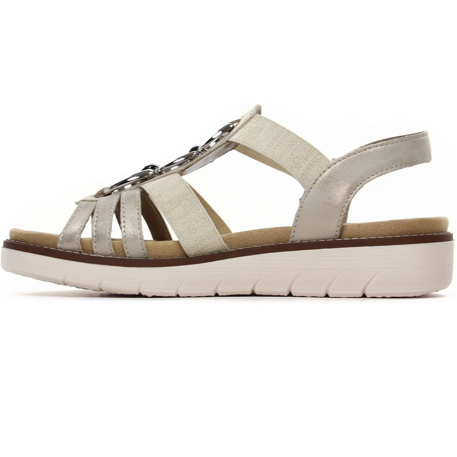 Nu-Pieds Remonte D2073-60 Muschel Beige