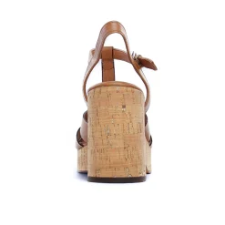 Nu-Pieds Semelle Liège Marco Tozzi 28394 Cognac